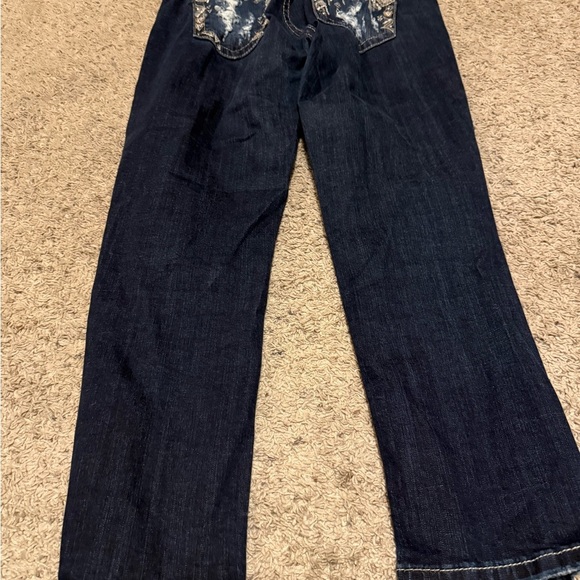 Miss Me Dark Blue Denim Jeans - Picture 2 of 4